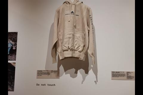 Stella McCartney and Adidas "infinite hoodie" at Design Museum Waste Age